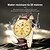 abordables Montres à quartz-Montre en quartz minimale OLEVS pour homme mode lumineuse calendrier étanche décoration en cuir