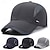 billige Herre baseballkasket-Herre Baseball kasket Solhat Trucker Hat Sort Navyblå Nylon Patchwork Mode Afslappet Gade Daglig Farveblok Justérbar Solcreme Åndbart