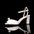 voordelige Formeel-Witte satijnen plateau sandalen voor dames – enkelbandjes met pareldetail en bijpassende clutch, elegant en stijlvol voor bruiloften en feesten