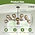 cheap Globe Design-LED Chandeliers 6/8/12 Light Glass Spherical Optional Stepless Dimming Chandelier Medieval Chandelier Fixtures Black and Gold Ceiling Lights Suitable for Living Rooms Kitchens Dining Rooms Bedrooms Farmhouses.