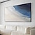 abordables Peintures paysages-Peinture à l&#039;huile 3D faite à la main texture bleu paysage marin peinture à l&#039;huile sur toile grande peinture à la main moderne abstraite plage peinture paysage acrylique vague peinture pour mur art