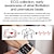 levne Chytré hodinky-iMosi ET585 Chytré hodinky 2.04 inch Inteligentní hodinky Bluetooth EKG + PPG Monitorování teploty Krokoměr Kompatibilní s Android iOS Dámské Muži Hands free hovory Voděodolné Média kontrola IP68