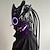 levne Novinky-kyberpunková maska maska kulaté světlo křídlo cop music festival led light mask cosplay