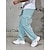 preiswerte Cargohosen-Herren Cargo-Hosen Jogginghose Chinos Tasche Gerader Schnitt Elastischer Bund Einfarbig tragbar Weich Volle Länge Täglich Heim Outdoor Sport Einfach Schwarz Marineblau Mikroelastisch