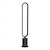 abordables luces de pared al aire libre-Aplique de pared exterior LED blanco cálido 40/60/80 cm lámparas de jardín 10w poste acrílico de metal iluminación de jardín 3000k para garaje, patio de puerta de entrada 110-240v