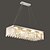 رخيصةأون ثريات كريستالية-ثريا LED 80 سم مصباح سقف كريستالي تصميم دائرة تصميم فريد من نوعه أضواء تركيب فلوش من الفولاذ المقاوم للصدأ LED طراز شمالي 110-240 فولت