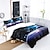 economico Set copripiumino-set copripiumino in 3 pezzi Galaxy Starry Sky Planet per la camera degli ospiti della camera da letto dell&#039;hotel, set confortevole di biancheria da letto