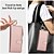 billige Samsung-etui-telefon Etui Til Samsung Galaxy Z-brett 7 Z Brett 6 Z Fold 5 Z Fold 4 Z Fold 3 Bakdeksel Lommebok-kortveske med stativ Ringholder Glidelås Kontor / Bedrift TPU PU lær