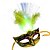 billige Nyheder-6 pakker kvinder venetiansk venedig fjer led maske lysende maskerade maske polterabend fancy kjole prinsesse bold masker karneval maske