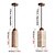 billige Cylinderdesign-led pendel sten design pendel vintage stue soveværelse spisestue 110-240v