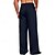 baratos Lar-Homens Calças de linho Calças Calça verão Calças de praia Bolsos Com Cordão Cintura elástica Tecido Conforto Respirável Diário Feriado Férias Havaiana Boho Exército verde Preto