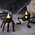 baratos Halloween ao Ar Livre-Luz de vela de mão esqueleto de halloween, decoração de casa, adereços, pé de caveira, luz de vela led, decorações de mesa para festa de halloween, 3/6/12 peças