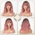 baratos Perucas de festa-Perucas Curtas Cacheadas com Franja Perucas Wavy Bob para Mulheres Perucas Sintéticas Resistentes ao Calor Perucas Comprimento Ombro Halloween Cosplay Festa