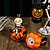 お買い得  屋内＆パーティー照明-ハロウィーンの飾り LED スケルトン パンプキン ライト、ジャック オ ランタン スカル オーナメント カラフル キラキラ パンプキン ランタン デコレーション クリエイティブ 発光 ゴースト フェスティバル パーティー デコレーション 小道具 1 個