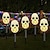 preiswerte Halloween im Freien-5 Stück Solar-Halloween-Rasenlichter für den Außenbereich, wasserdicht, Kürbis-Schädel-Scheinwerfer, Villa, Hof, Gehweg, Garten, Landschaftslampe im Freien, Halloween-Party, gruseliges Nachtlicht