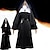 preiswerte Klassischer Horror-Valak Halloween Cosplay Kostüm Die Nonne Cosplay Erwachsene Damen Karneval Maskerade Party / Abend Einfache Halloween-Kostüme Verkleiden
