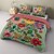 billige Dynetrekk sett-botanisk floral dynetrekk sett - inkluderer dynetrekk og putevar - elegant naturinspirert design - mykt og behagelig stoff - perfekt for soveromsinnredning