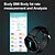 preiswerte Smartwatch-E480 Smartwatch 1.43 Zoll Smartwatch Fitnessuhr Bluetooth EKG + PPG Temperaturüberwachung Schrittzähler Kompatibel mit Android iOS Damen Herren Langer Standby Freisprechanlage Wasserdicht IP 67 46mm