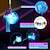 voordelige Noviteiten-led oplichtend fluitje gloed fluitjes knipperende noisemaker fluitjes sleutelkoord ketting glow in the dark bruiloft verjaardagsfeestje