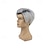 abordables Perruques de personnages de films-Perruques de cosplay Argent Gris foncé Lisse Yaki Cheveux synthétiques Court Perruques Homme Perruques Pour la fête