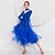 baratos Salão de Dança Padrão-Vestido de dança de salão feminino moderno valsa tango roupas de dança manga longa competição desempenho vestido de dança