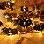 cheap Halloween Indoor-1.5M-10Leds Halloween Bat Crow Ghost Light String LED Iron Shaped Light Night Light Lighted Ghosts Festival Party Decoration Light Garden Courtyard Atmosphere Light Batteries Powered 1PC