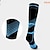 abordables Calcetines de running-Calcetines de compresión Calcetines Deportivos Calcetines para correr 1 Par Bloque de Color Hombre Calcetines de tubo A prueba de resbalones Transpirable Reductor del Sudor Cómodo Entrenamiento de