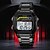 abordables Relojes digitales-SKMEI Hombre Reloj Digital Moda Reloj Casual Negocios Reloj de Muñeca Luminoso Cronómetro Despertador cuenta regresiva Acero TPU Reloj