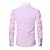 baratos camisas masculinas não de ferro-Homens Camisa Social Saia camisa de botão Tecido Casamento Festa Rosa Azul Roxo Claro Manga Longa Lapela Primavera &amp; Outono Roupa Bolso frontal