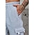 preiswerte Cargohosen-Herren Cargo-Hosen Jogginghose Chinos Tasche Gerader Schnitt Elastischer Bund Einfarbig tragbar Weich Volle Länge Täglich Heim Outdoor Sport Einfach Schwarz Marineblau Mikroelastisch