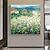 abordables Peintures Abstraites-Peinture à l'huile peinte à la main, art mural, impression de paysage, toile, décoration de la maison, sans cadre uniquement