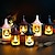 ieftine Iluminarea recuzitei de Halloween-lanternă de dovleac de halloween lumina lumânării electronice jack o lantern aprinde dovleac lampă de noapte lampă de vânt model grimace decorare atmosferă petrecere de halloween 1/3/5 buc.