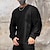 abordables Sweat-shirts basiques-Homme Sweat-shirt Noir Marron Kaki Gris Col ras du cou Uni Sport &amp; Loisir Quotidien Fête Coton Streetwear Basique Occasionnel Printemps &amp; Automne Vêtement Tenue Pulls Capuche Pulls molletonnés manche