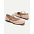 voordelige Platte damesschoenen-Mary Jane flats voor dames met patroon - stijlvolle schoenen met lage hak en verstelbare riem voor dagelijks comfort
