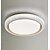 tanie Ściemnialne lampy sufitowe-Lampy sufitowe led z możliwością przyciemniania 50cm 1-lampa nowoczesna sztuka przemysłowa okrągły szczotkowany metal półpłaski 42w do kuchni sypialnia salon 220-240v