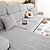 abordables Housse de canapé-housse de coussin de siège de canapé résistante à l&#039;eau housse de protection à rayures jacquard housse élastique canapé fauteuil causeuse 4 ou 3 places gris uni solide doux durable lavable