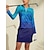 cheap Designer Collection-Women&#039;s Golf Polo Shirt Blue Short Sleeve Top Ladies Golf Attire Clothes Outfits Wear Apparel