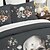 cheap Halloween Bedroom-Halloween Floral Skull Duvet Cover Set - Includes Duvet Cover and Pillowcases - Spooky and Festive Design - Soft and Comfortable Fabric - Perfect for Halloween Home Decor