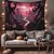 cheap Halloween Wall Tapestries-Pink Halloween Decorations Forest Hanging Tapestry Wall Art Large Tapestry Mural Decor Photograph Backdrop Blanket Curtain Home Bedroom Living Room Decoration