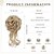 abordables Chignons-Chignon désordonné morceau de cheveux pince à griffes chignon synthétique ébouriffé chignon avec vrilles extensions de cheveux chignon bouclés ondulés faux cheveux chignon cheveux chouchous
