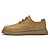 baratos Sapatos Oxford para Homem-sapatos casuais masculinos de couro bege - sapatos oxford elegantes e confortáveis com cadarços para uso diário