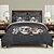 cheap Halloween Bedroom-Halloween Floral Skull Duvet Cover Set - Includes Duvet Cover and Pillowcases - Spooky and Festive Design - Soft and Comfortable Fabric - Perfect for Halloween Home Decor