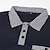 preiswerte Klassisches Poloshirt für Herren-Herren Poloshirt Golfhemd Casual Festtage Kargen Kurzarm Modisch Basic Glatt Klassicher Stil Sommer Regular Fit Schwarz Weiß Dunkelmarine Blau Poloshirt