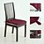 abordables Funda de silla-Fundas de asiento 100% impermeables para sillas de comedor, fundas para sillas de cocina, fundas para sillas de comedor, fundas para sillas de exterior, patio, jardín, césped