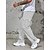 preiswerte Cargohosen-Herren Cargo-Hosen Jogginghose Chinos Tasche Gerader Schnitt Elastischer Bund Einfarbig tragbar Weich Volle Länge Täglich Heim Outdoor Sport Einfach Schwarz Marineblau Mikroelastisch