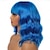 cheap Carnival Wigs-Wig Short Bob Wigs with Bangs for Women Loose Wavy Hair Shoulder Length Wig Synthetic Colorful Wigs Carnival Cosplay Party Wigs