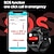 preiswerte Smartwatch-E480 Smartwatch 1.43 Zoll Smartwatch Fitnessuhr Bluetooth EKG + PPG Temperaturüberwachung Schrittzähler Kompatibel mit Android iOS Damen Herren Langer Standby Freisprechanlage Wasserdicht IP 67 46mm
