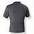 economico Polo Classico da Uomo-Per uomo Polo a nido d&#039;ape Camicia da golf Golf Informale Per eventi Bavero Chiusura lampo quarto Manica corta Di tendenza Essenziale Liscio Chiusura lampo quarto Estate Standard Nero Bianco Blu