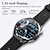 economico Braccialetti intelligenti-696 F200 Orologio intelligente 1.55 pollice Intelligente Bracciale Bluetooth Pedometro Avviso di chiamata Monitoraggio del sonno Compatibile con Samsung Da uomo Chiamate in vivavoce Promemoria di
