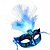billige Nyheder-6 pakker kvinder venetiansk venedig fjer led maske lysende maskerade maske polterabend fancy kjole prinsesse bold masker karneval maske